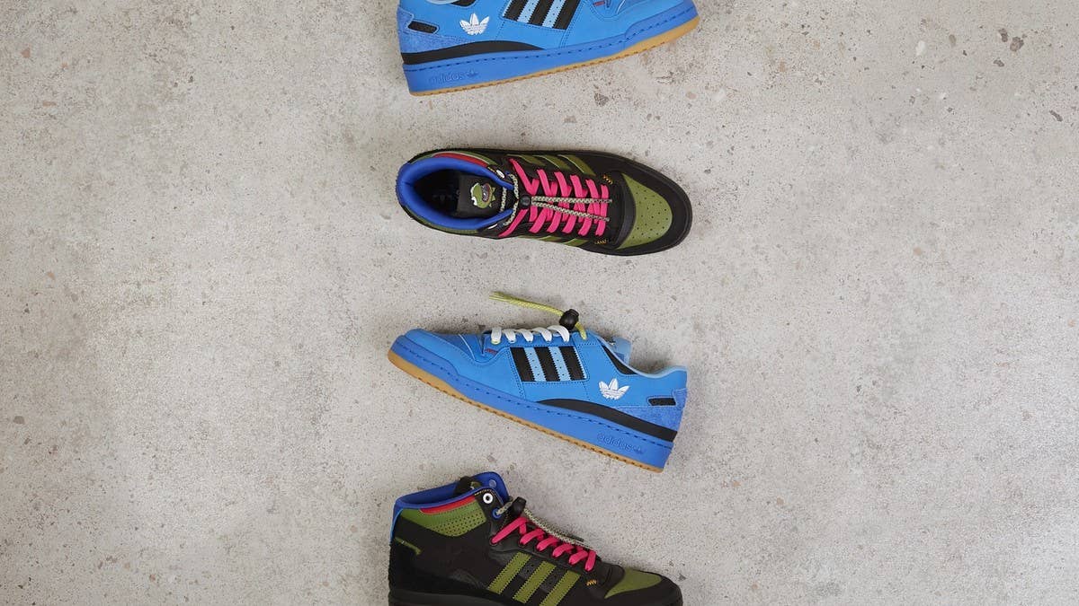 LA-based designer Hebru Brantley has a new Adidas Forum collection dropping in July 2022. Click here for the official release details and a closer look.