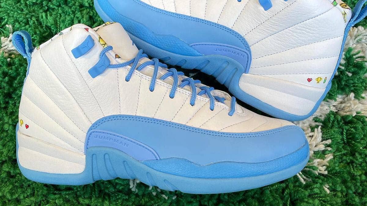 A kids-exclusive 'Emoji' colorway of the Air Jordan 12 is reportedly dropping in June 2022. Click here for a first look at the style and the release info.