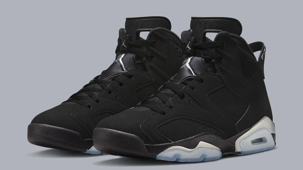 The original 'Chrome' Air Jordan 6 Low from 2002 is reportedly returning as a high in November 2022. Click here for the early details about the release.