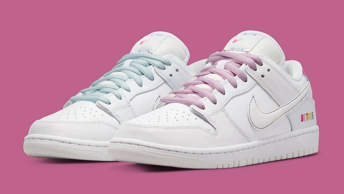 Official images of the 'Be True' Nike Dunk has emerged and could possibly be released soon. Click here for a first look along with its release info.