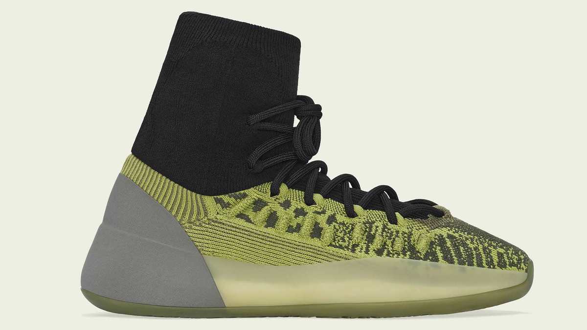 A new 'Energy Glow' colorway of the Adidas Yeezy BSKTBL Knit is releasing in February 2022. Click here for the release info and a closer look at the shoe.