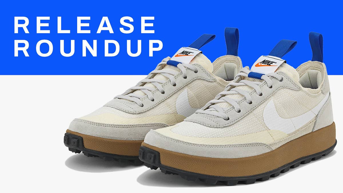 From the Tom Sachs x Nike General Purpose Shoe to the 'Onyx' Adidas Yeezy Foam Rnnr, here is a complete guide to this week's best sneaker releases.