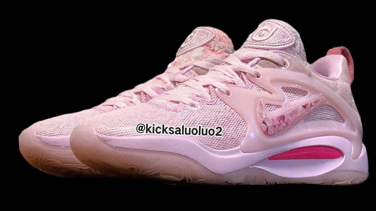 Kevin Durant will once again pay tribute to his late Aunt Pearl with a special pink colorway of his Nike KD 15 coming soon. Click here for a first look.