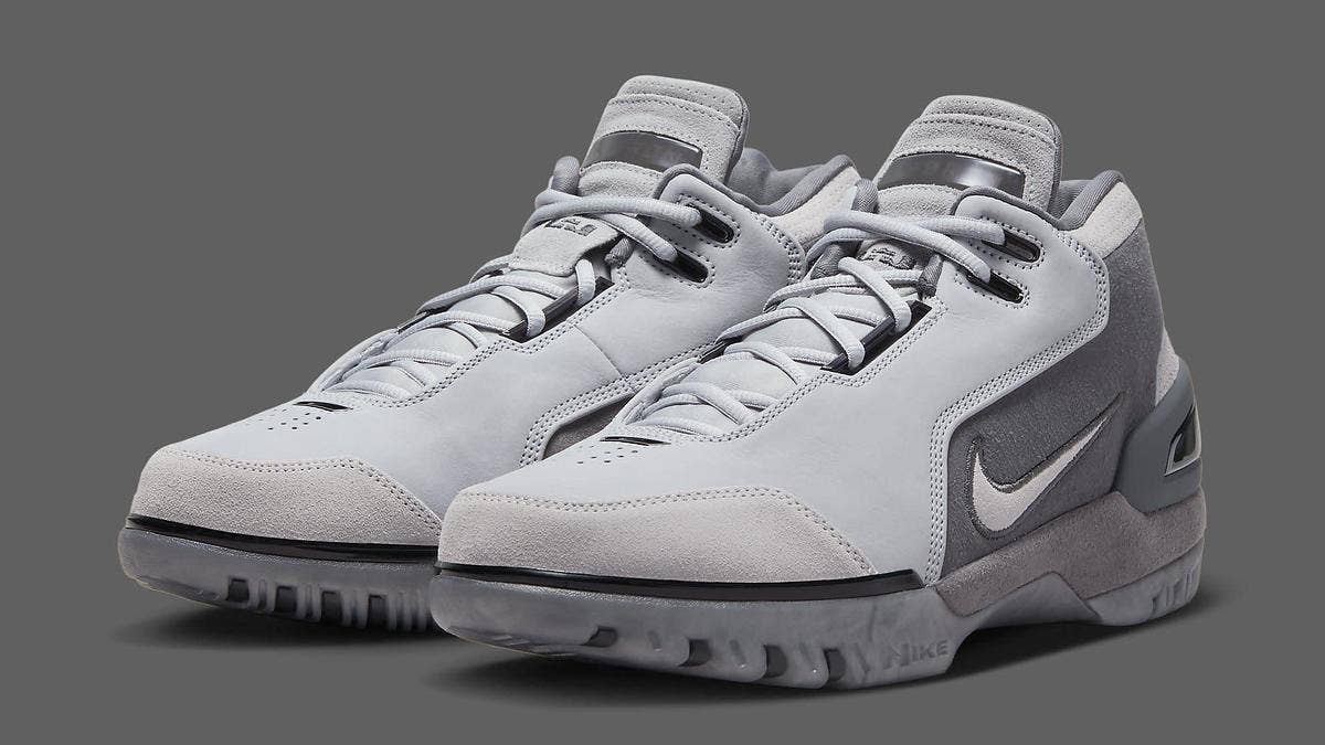A new 'Wolf Grey' colorway of LeBron James' Nike Air Zoom Generation signature shoe is releasing in May 2023. Click here for a detailed look at the shoe.