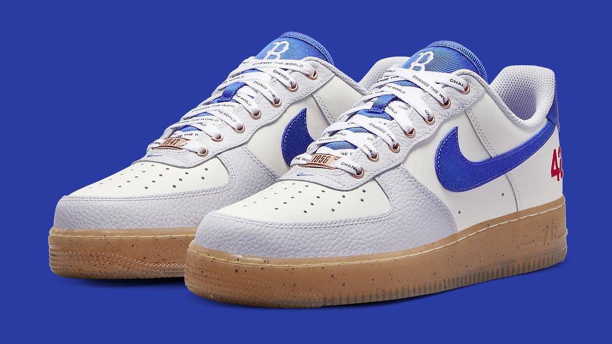 Nike will honor baseball legend Jackie Robinson with a special Air Force 1 Low colorway dropping in April 2023. Click here for the release details.