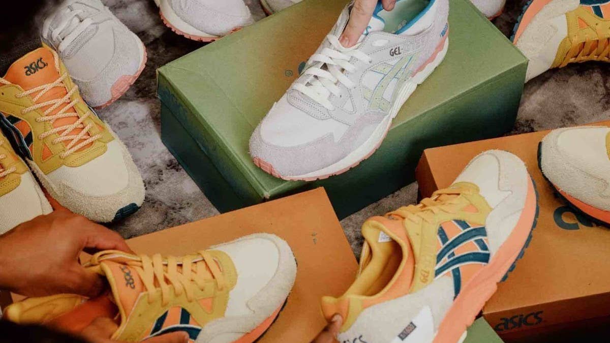 The Whitaker Group and Asics tap Charlotte Lab School students to design these 'Eternal Summer' Gel-Lyte 5 dropping in limited numbers in December 2022.