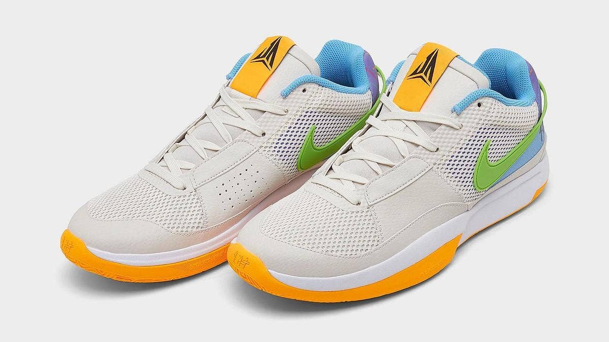 Ja Morant celebrates game night with his family via his new 'Trivia' Nike Ja 1 colorway that's dropping in May 2023. Find the release details here.