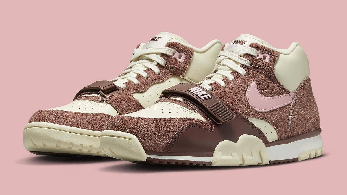 Nike will celebrate Valentine's Day in 2023 by releasing a new iteration of the classic Air Trainer 1. Click here for an official look at the shoe.