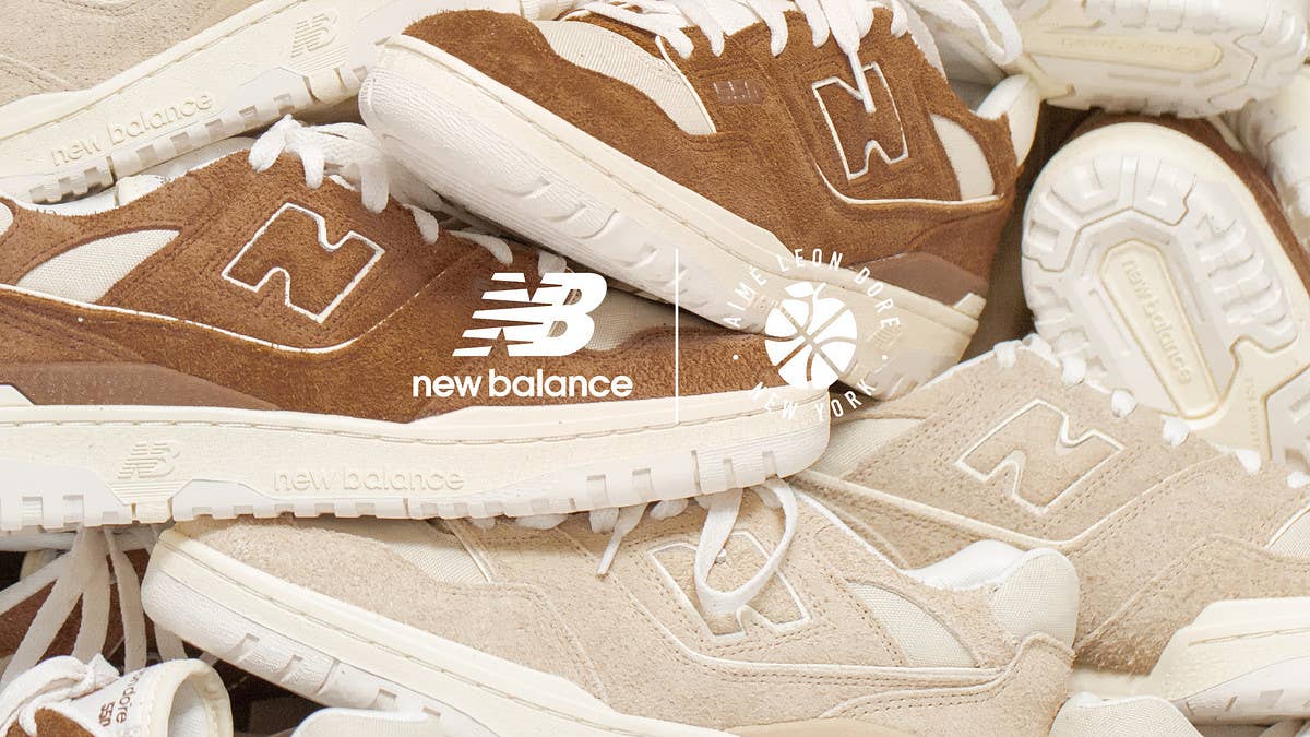 Aimé Leon Dore adds hairy suede panels to its next New Balance 550 collabs that are dropping in May 2023. Here's how you can enter the raffle.