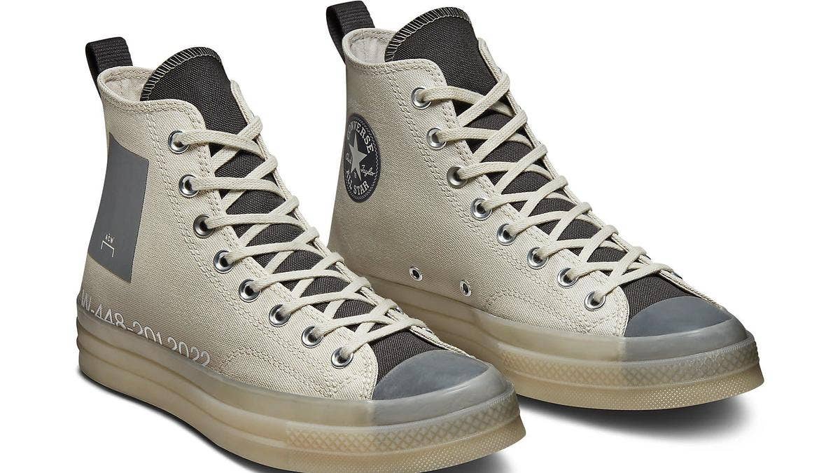 A-Cold-Wall reimagines the classic Converse Chuck 70 silhouette for its new collab dropping in October 2022. Find the official release details here.