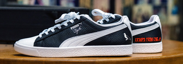 Puma clyde sales x staple