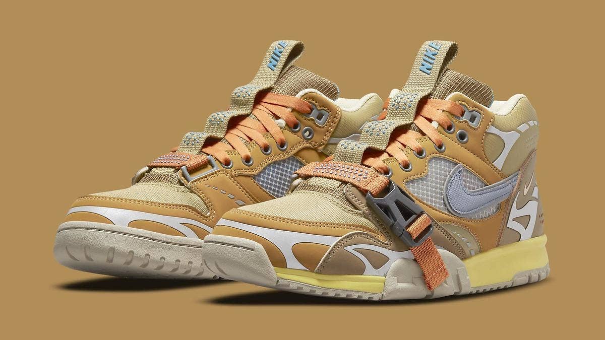 The revamped Nike Air Trainer 1 SP will make its debut in the 'Coriander' colorway in February 2022. Grab a detailed look and the release info here.
