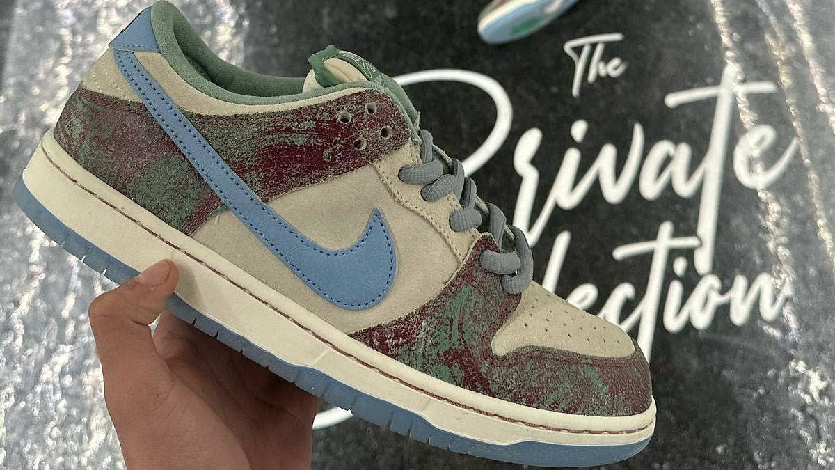 Images of Crenshaw Skate Club's forthcoming Nike SB Dunk Low collab have emerged on social media. Click here for a first look at the project.