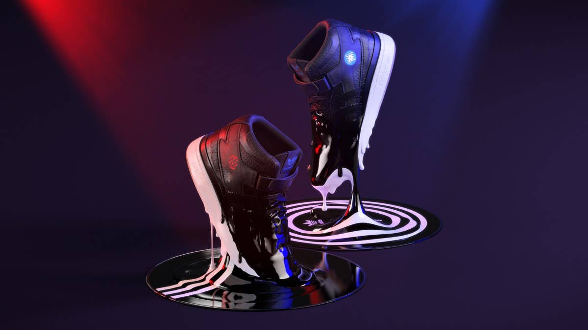 Renowned DJ and music production software company Serato celebrates 20 years in business by creating a friends-and-family exclusive Adidas Forum High.