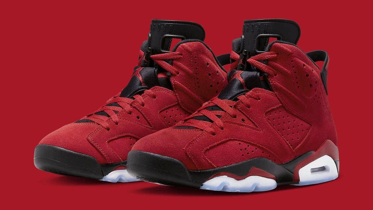 A new Chicago Bulls-esque 'Toro' colorway of the Air Jordan 6 is set to hit stores in May 2023. Click here for a closer look at the new colorway.