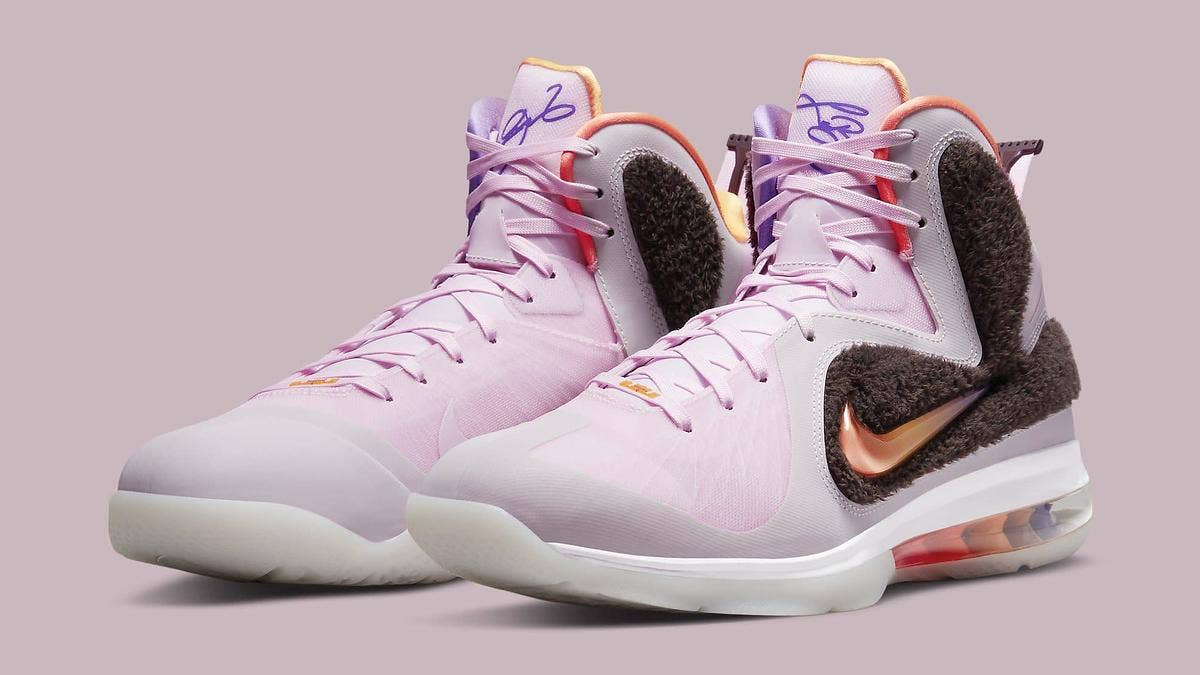 A new 'Regal Pink' colorway of the Nike LeBron 9 is dropping soon after images of the shoe surfaced. Click here for a detailed look along with the release info.