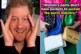 Prince Harry, and purses
