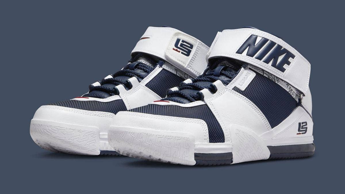 The 'USA' Nike LeBron 2 that LeBron James wore in the 2004 Olympics is returning in October 2022. Click here for a detailed look along with the release info.