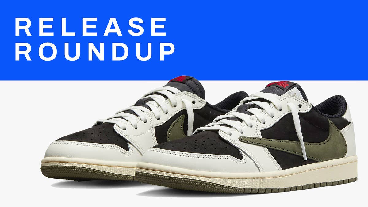 From the Travis Scott x Air Jordan 1 Low 'Olive' to the Bad Bunny x Adidas Campus Light 'Wild Moss,' here are the best sneaker releases of this week.