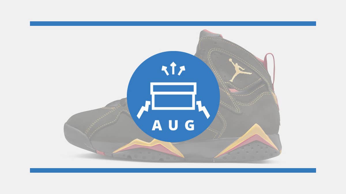 From the 'Citrus' Air Jordan 7 to the 'Dark Iris' Air Jordan 3, here are August's most important Air Jordan release dates you need to know about.