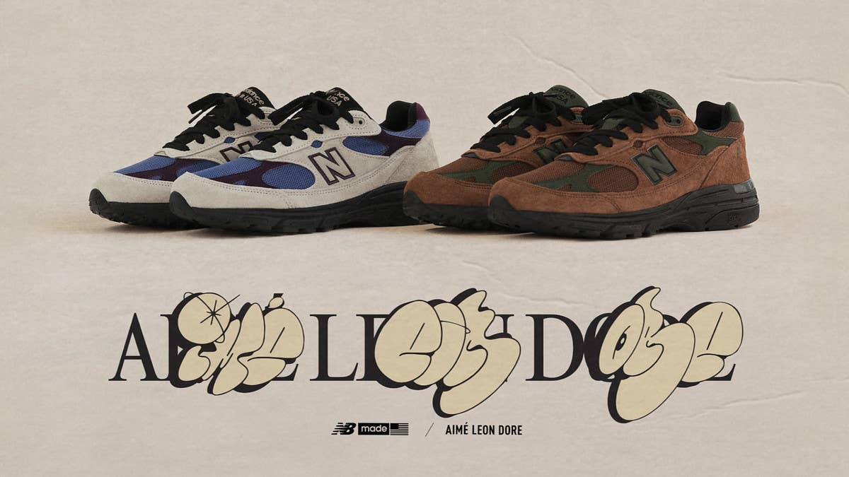 Aimé Leon Dore has teamed back up with New Balance and is dropping two 993 collaborations. The drawing is open now and closes on November 9 at 11:59 PM ET.