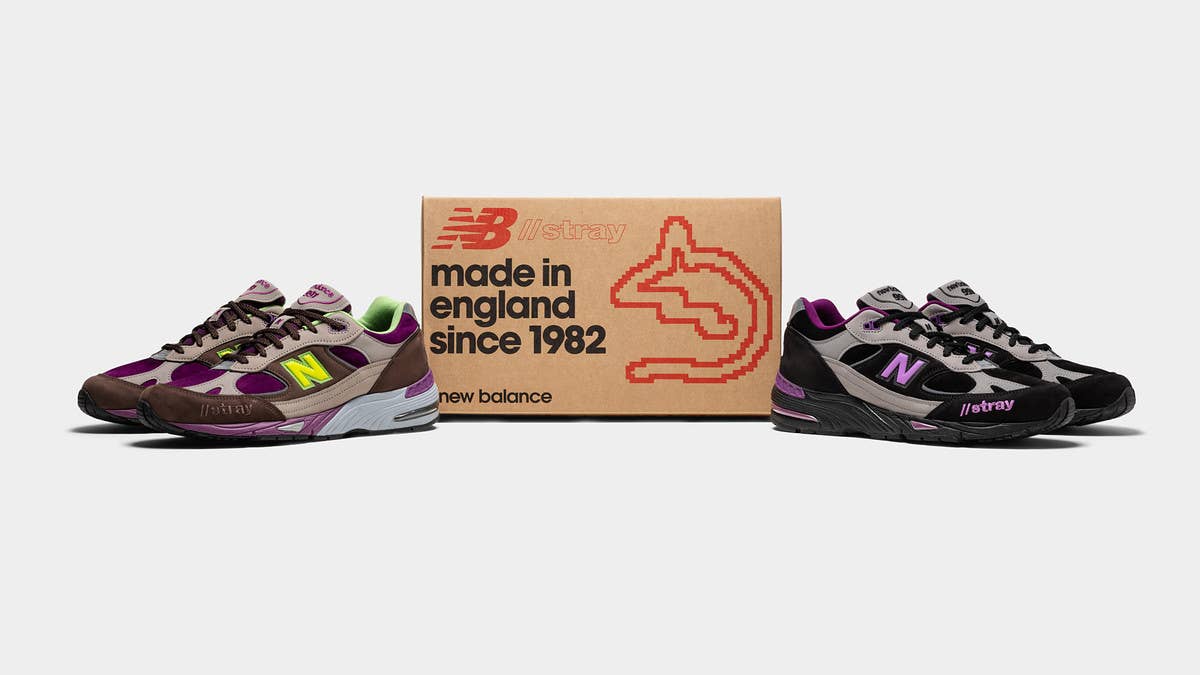 Stray Rats and New Balance have joined forces to deliver a pair of made-in-England 991 styles in December 2021. Click here for the official release info.
