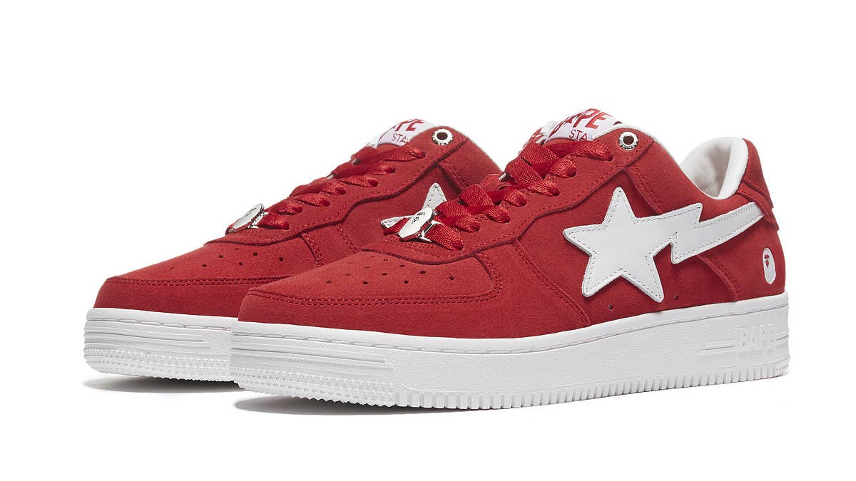 Bape's new version of its popular Bapesta sneakers include three suede colorways—here's how and when you can buy a pair of the new shoes soon.