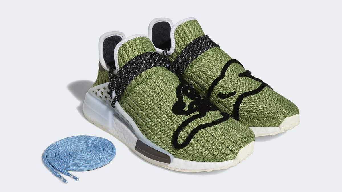 BBC Ice Cream and Pharrell have a trio of Adidas NMD Hu styles dropping in 2021. Click here for a detailed look at the shoe and the official release info.