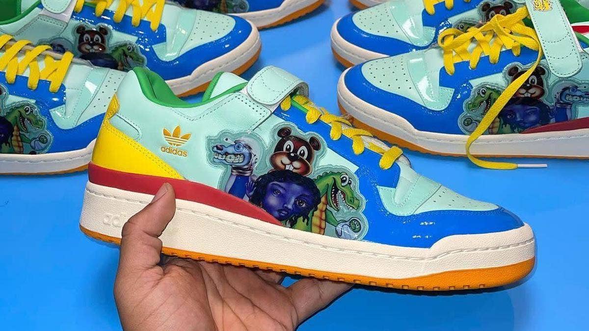 Kerwin Frost previewed his upcoming Adidas Forum Low 'Benchmates' collab on social media. Click here for a first look and the shoe's release info.