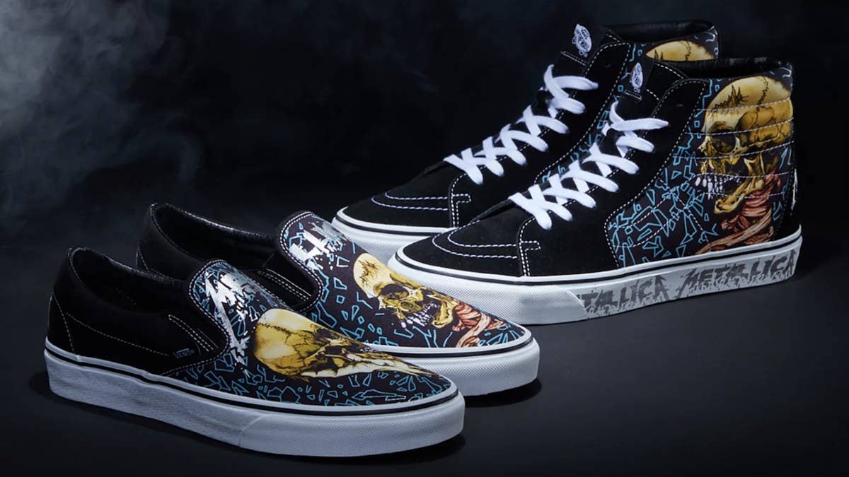 Metallica and Vans are dropping a new footwear collection to celebrate the 30th anniversary of the rock band's top-selling album titled The Black Album.
