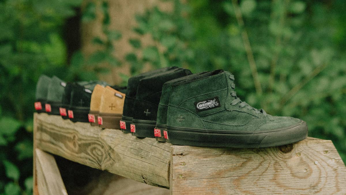 Noah and Vans come together in Fall 2021 for a new five-shoe collection, which includes new makeups of the Caballero VLT LX and the Authentic One Piece VLT LX.