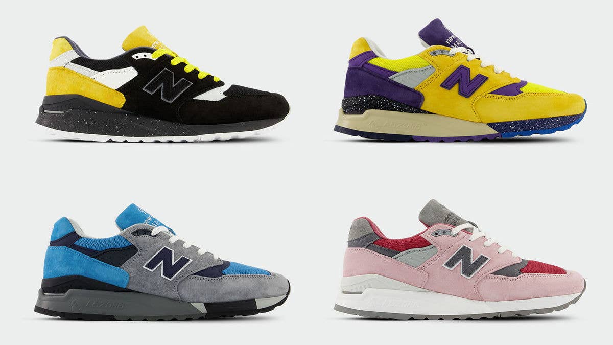 New Balance is revisiting its eco-friendly 'Made Responsibly' program by dropping a new wave of New Balance 998 styles in May 2021. Here's the release info.