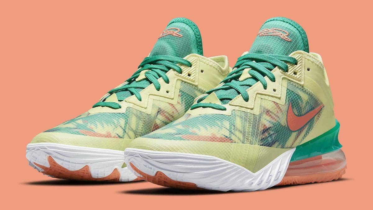 The fan-favorite 'LeBronold Palmer' theme is returning on the Nike LeBron 18 Low. Click here for a first look and the official release details.