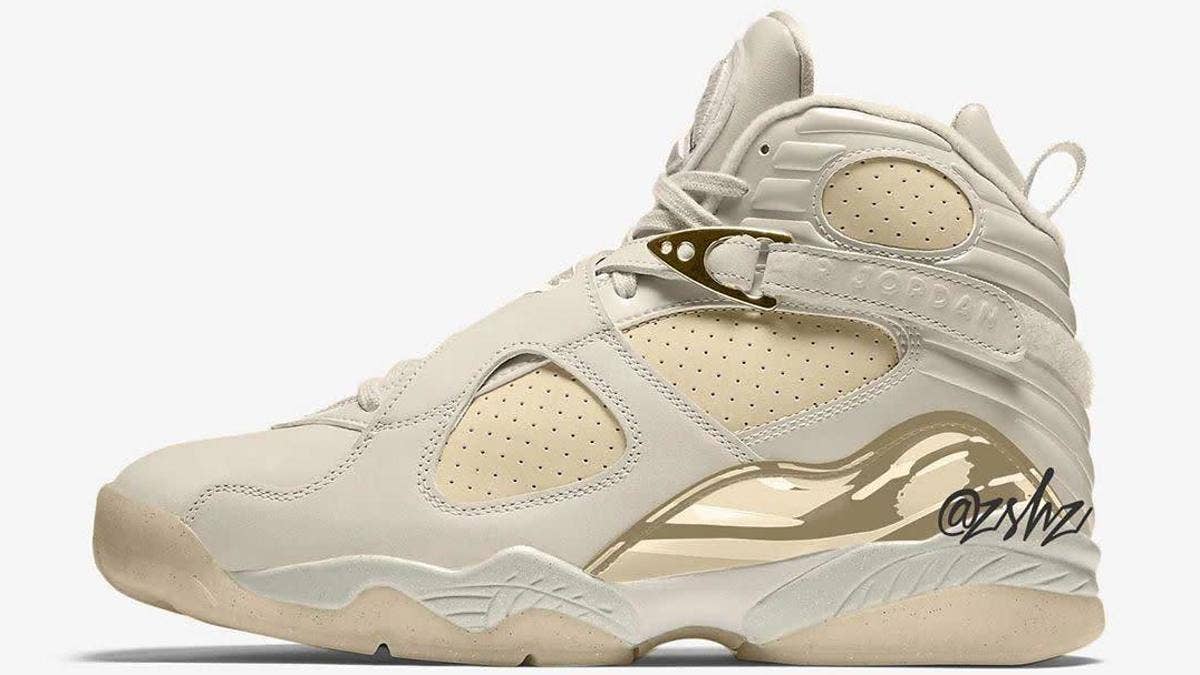 Leaked information suggests that a brand new 'Cream' Air Jordan 8 is expected to release sometime in Summer 2020. Click here to learn more.