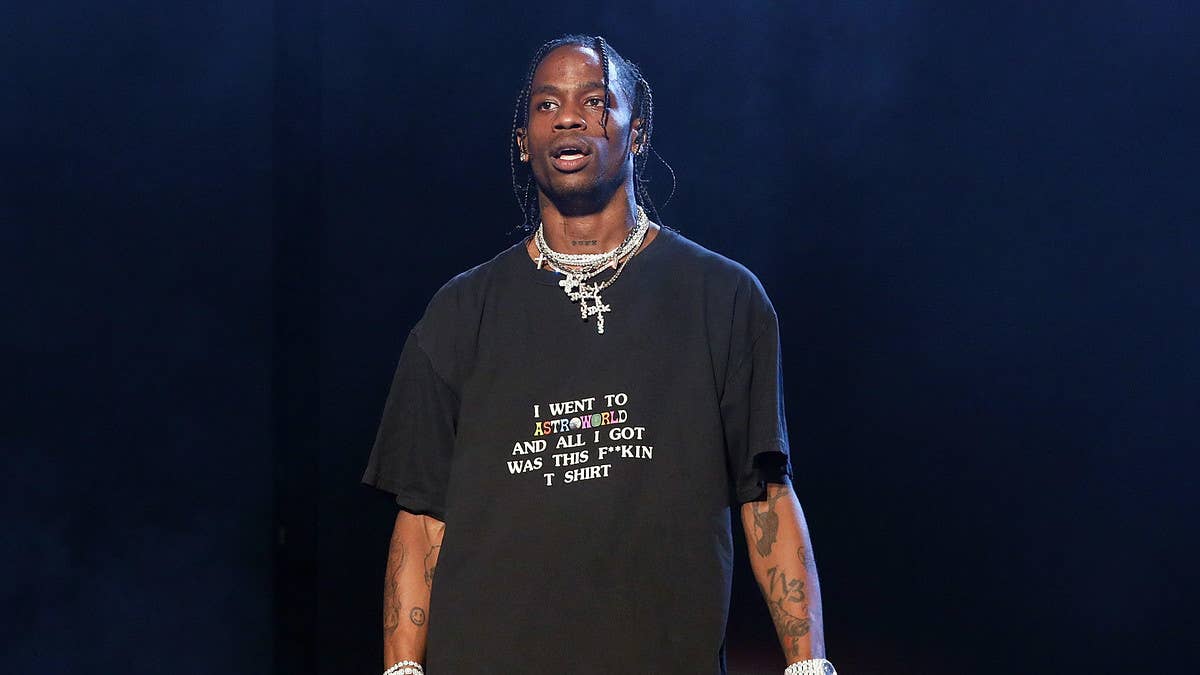 Following the release of his new single 'Franchise,' Travis Scott was spotted in a new Air Jordan 1 collaboration on social media.