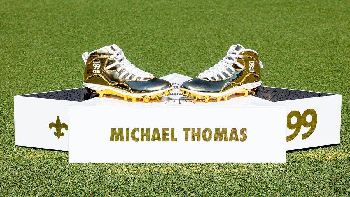 Nike celebrates the newest members of the Madden 99 Club by gifting them custom cleats.