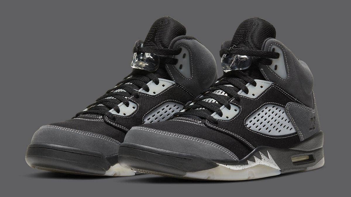 A new 'Anthracite' colorway of the Air Jordan 5 is slated to release in February 2021. Click here to learn more about the release including a detailed look.
