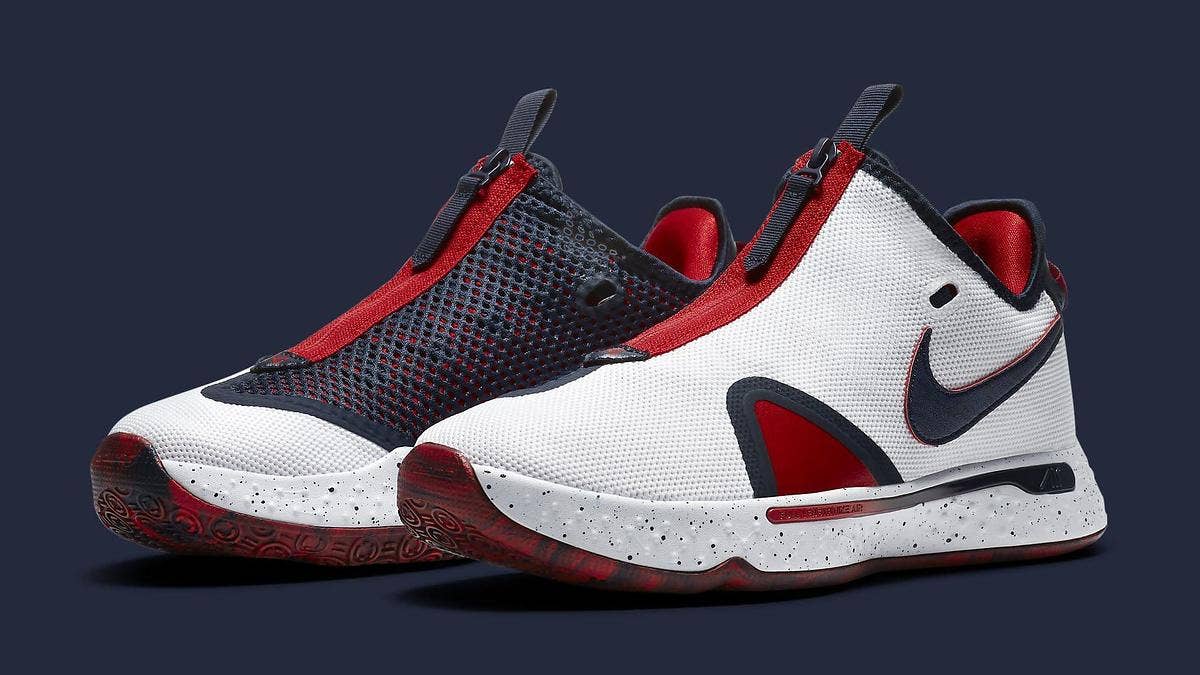 A 'USA' colorway of the Nike PG 4 has surfaced and is slated to release in July 2020 for $110. Click here for an official look.