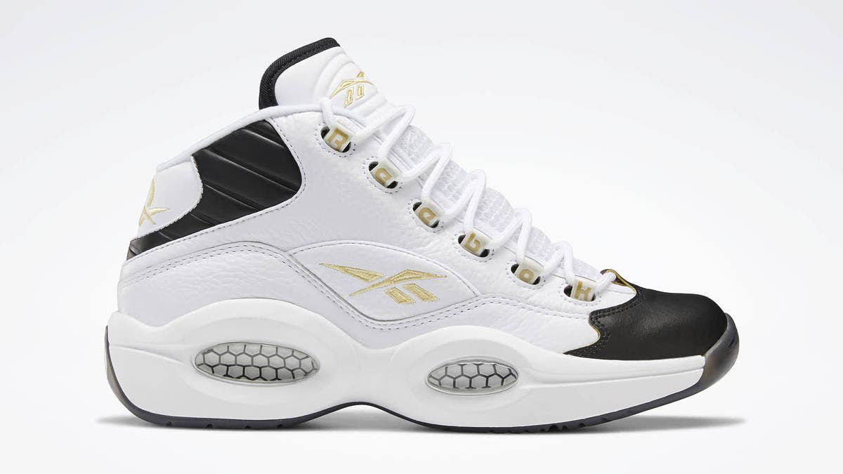 The 'Respect My Shine' Reebok Question Mid pays homage to Allen Iverson's journey to becoming an icon, which releases in April 2020. Click here for more.