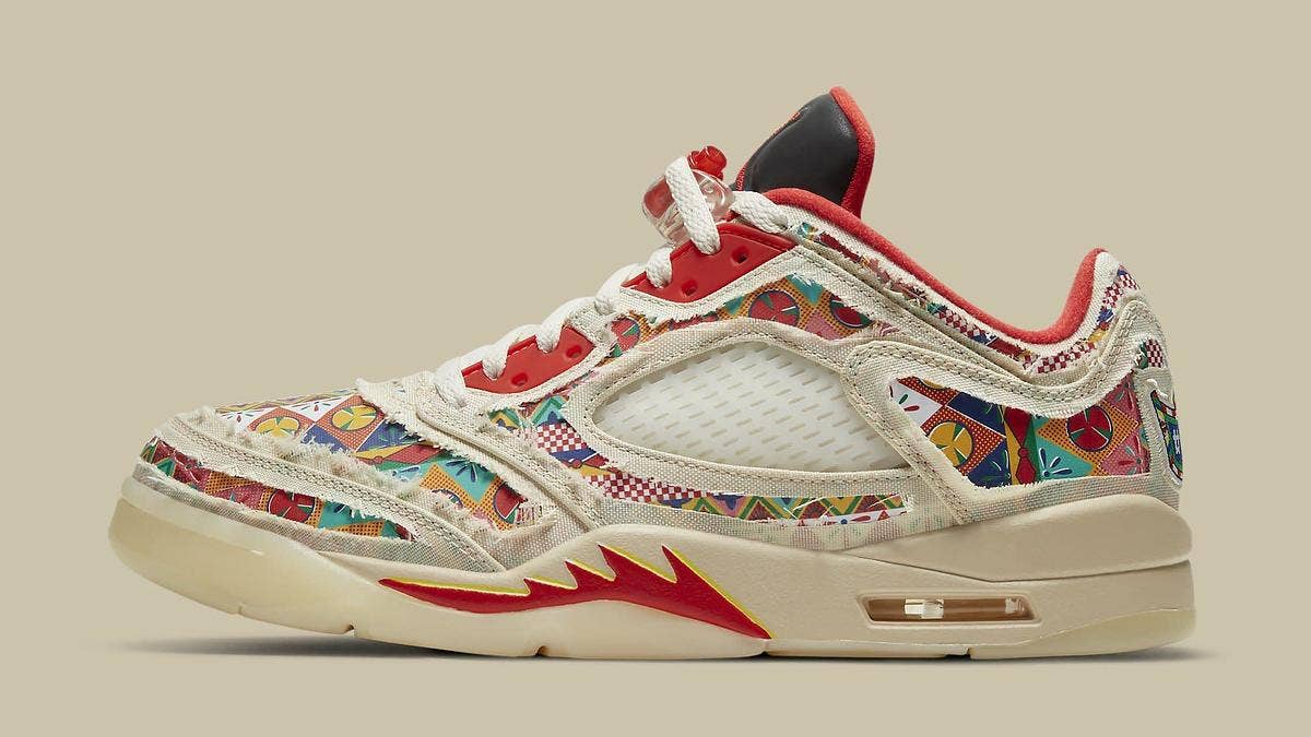 A Chinese New Year-themed Air Jordan 5 Retro Low is scheduled to release in January 2021. Click here for a detailed look and additional info.
