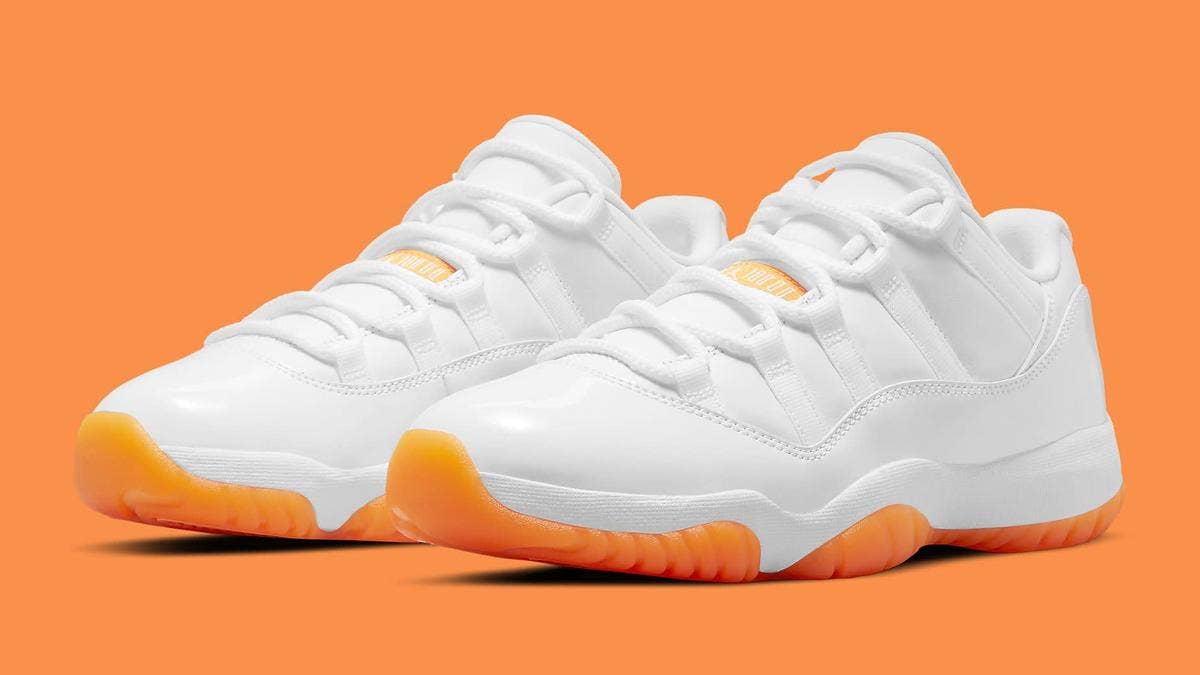 The classic Air Jordan 11 Retro Low Women's 'Citrus' is reportedly releasing in May 2021. Click here for an official look and its release info.