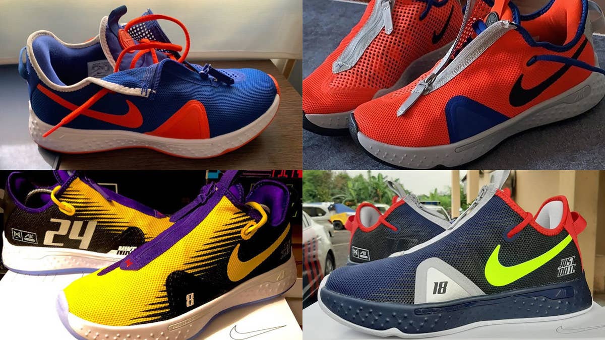 Paul George fans customize the Nike PG 4 with unique colorways using Nike By You. Click to see the best designs.