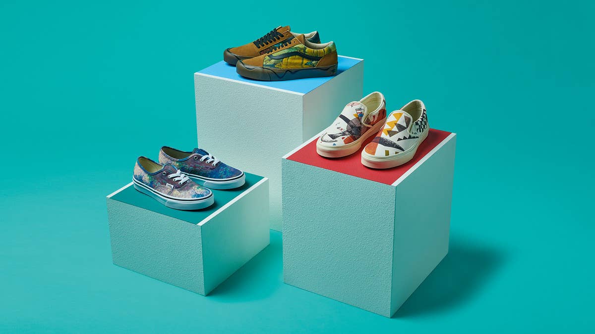 The Museum of Modern Art and Vans has partnered to collaborate on a new sneaker collection that dons some of the most iconic modern art pieces.