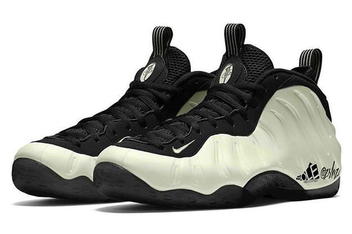 nike air foamposite pro pearl green color