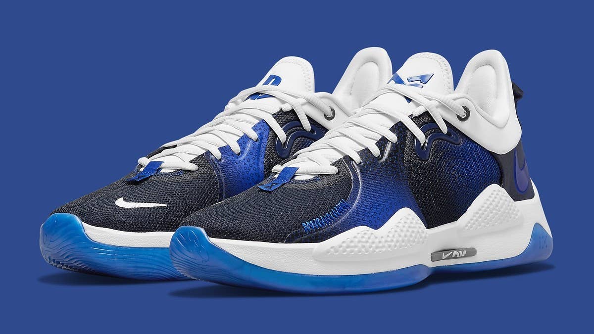 Paul George and Playstation have a Playstation 5-themed Nike PG 5 in a blue colorway coming in 2021. Here's the release info and a detailed look at the collab.