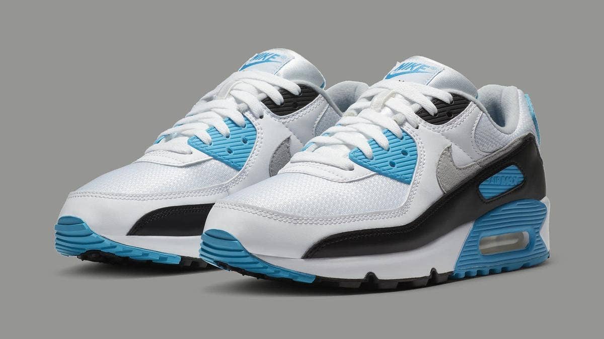 The original 'Laser Blue' colorway of the iconic Nike Air Max 90 is returning sometime in October 2020. Click here for a detailed look.