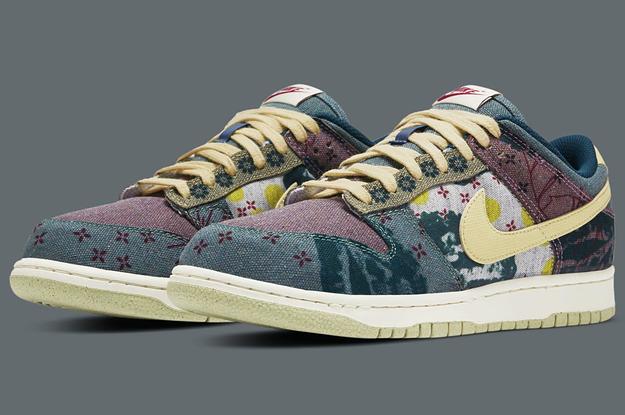 Multicolor Panels Cover This 'Community Garden' Dunk Low