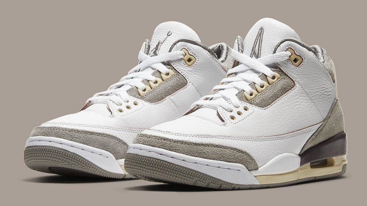 A Ma Maniére's 'Raised by Women' Air Jordan 3 collaboration is restocking in June 2021. Click here for additional info and a closer look at the collab.
