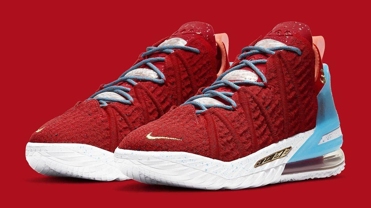 In celebration of Chinese New Year, a 'Gong Xi Fa Cai' Nike LeBron 18 is releasing in February 2021. Click here for additional info and a detailed look.