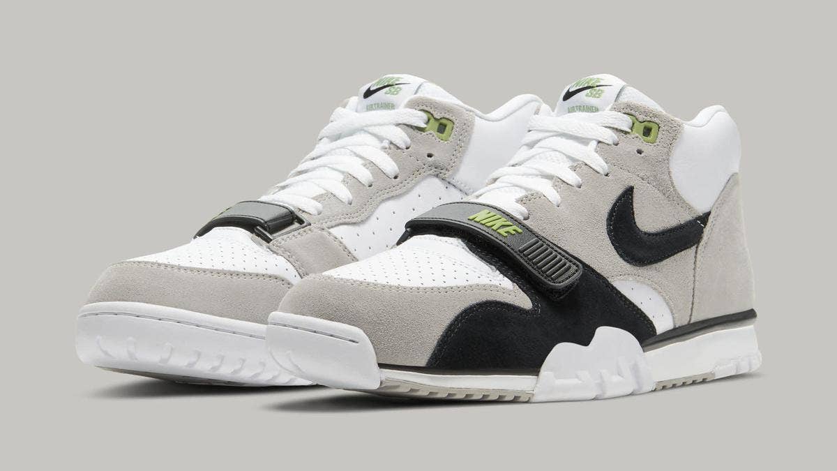 Nike SB is bringing back the original 'Chlorophyll' colorway of the classic Air Trainer 1 in 2020. Click here to learn more.